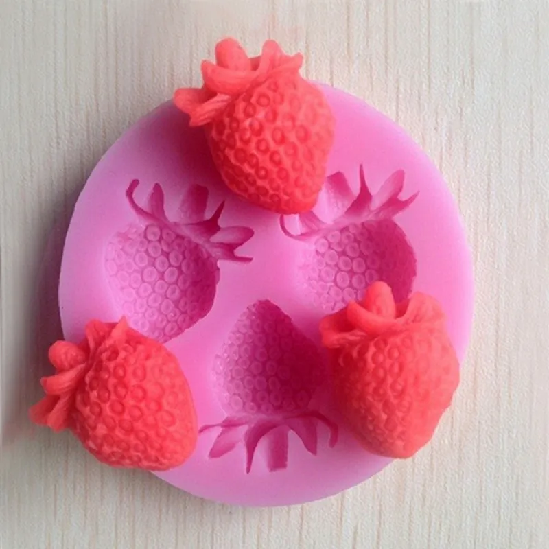 Strawberry Silicone Mold Silicon Cake Mould, moule gateau,Fondant