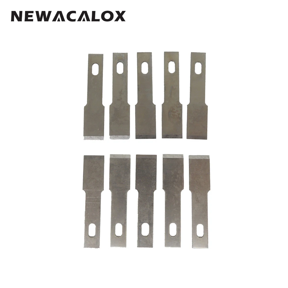 NEWACALOX 20 шт. скребки из нержавеющей стали лезвия для ремонта печатных плат Пленки Инструменты Nicking хобби нож резак скульптура гравировка DIY инструмент