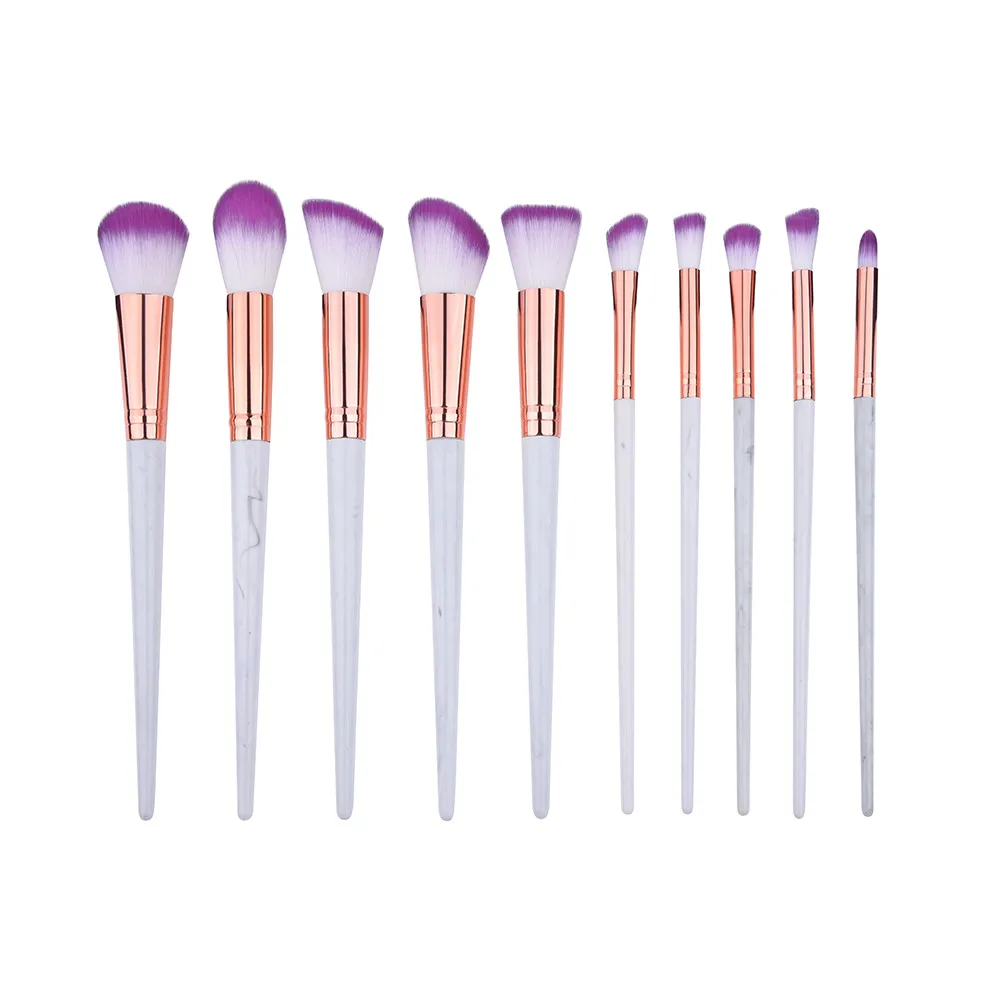 

10PCS Women's Makeup Brush Set Foundation Eyebrow Eyeliner Blush Cosmetic Concealer Brushes кисти для макияжа L58