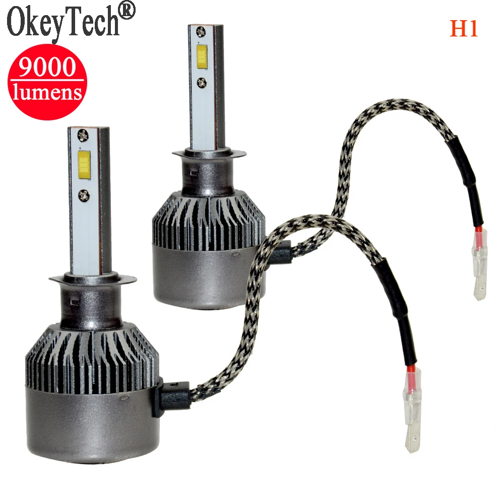 Cheap LED Car Headlight 2pcs/set Waterproof New High Brightness H1 CSP