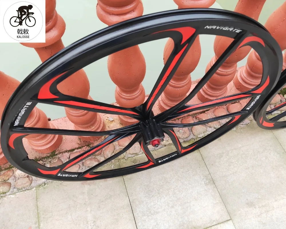 Discount Kalosse magnesuim alloy  29inch  mountain bike wheels 2 bearings hubs  100/135mm   For 11 Speed cassette 2