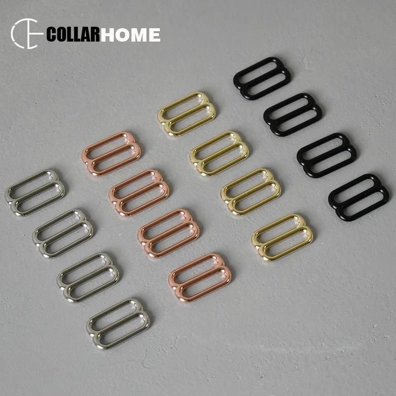 

50pcs metal adjuster sliders Tri-glide buckle 25mm 1 inch DIY pet dog collar straps sewing accessory durable hardware 4 colors