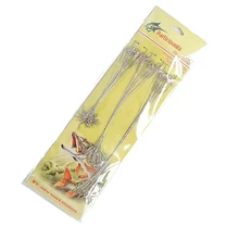 60 шт./лот серебристого цвета летающая рыболовная леска с вращающимися Вертлюгами и быстрой застёжка