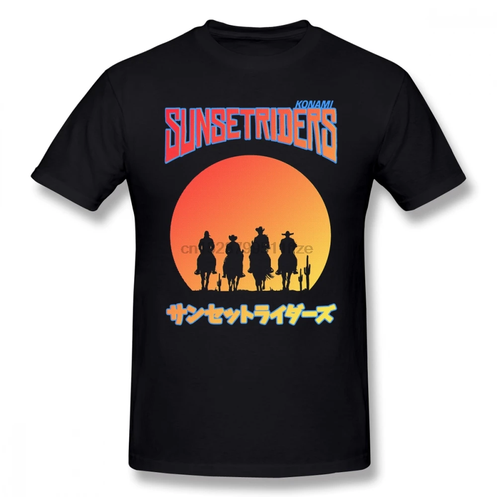 

Metal Slug T Shirt Sunset Riders T-Shirt Graphic Short Sleeve Tee Shirt Cute Male Classic 6xl Cotton Tshirt