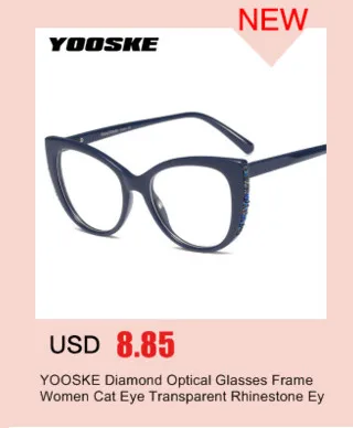 YOOSKE круглые простые очки винтажные прозрачные линзы близорукость оптические очки оправа для женщин и мужчин Ретро прозрачные очки