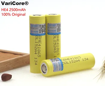 

4PCS/LOT New Original HE4 2500mAh li-lon Battery 18650 3.7V Rechargeable batteries Max Power 20A,35A download e-cigarette