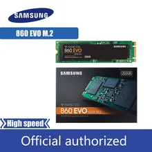 SAMSUNG SSD 500GB 250GB 1 ТБ Внутренний твердотельный диск 860 EVO M.2 2280 SATA жесткий диск HDD M2 5 лет гарантии MLC PCLe M.2