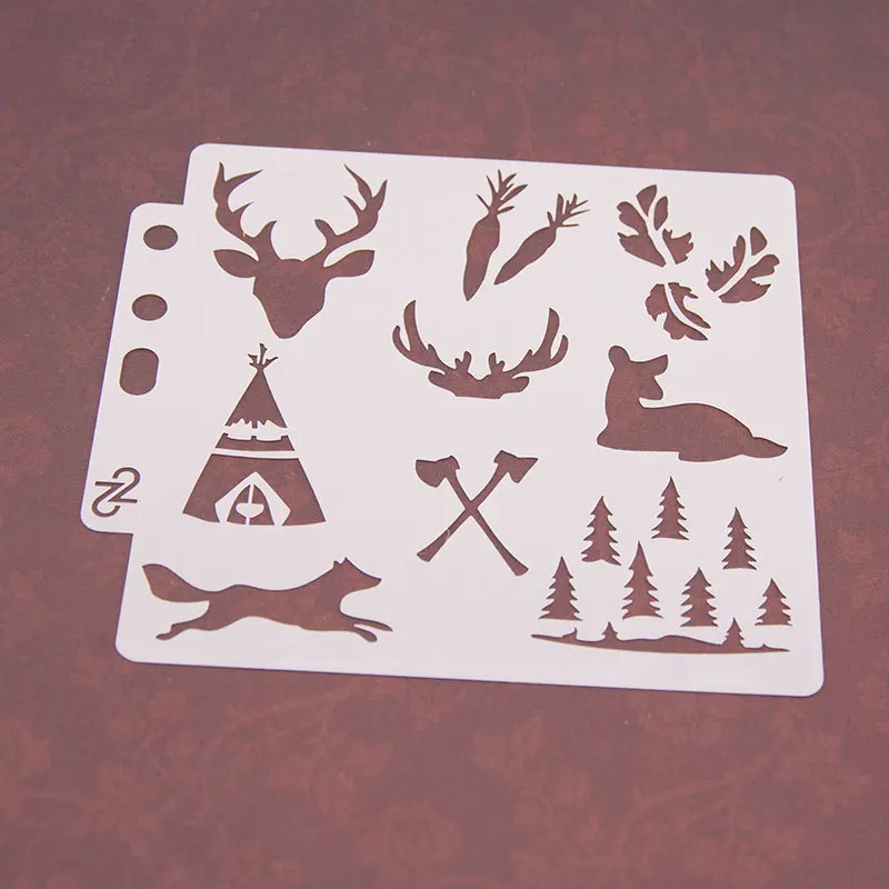 

Deer Layering Stencils for Diy scrapbook coloring,painting stencil,home decor diy etc. Product image