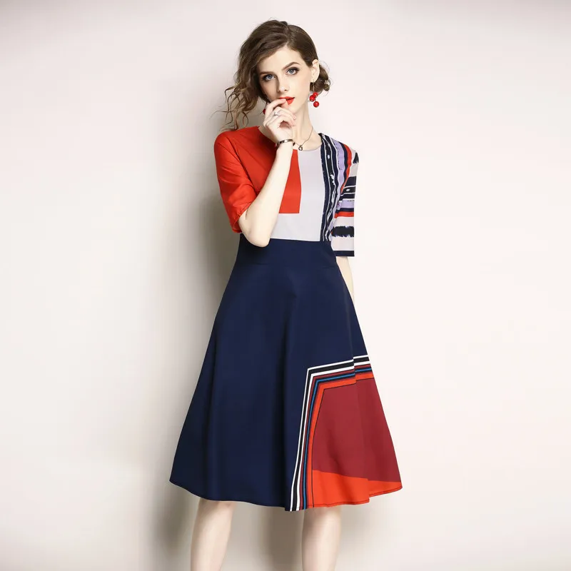 BLLOCUE 2018 New High Quality Runway Dress Women's fashion