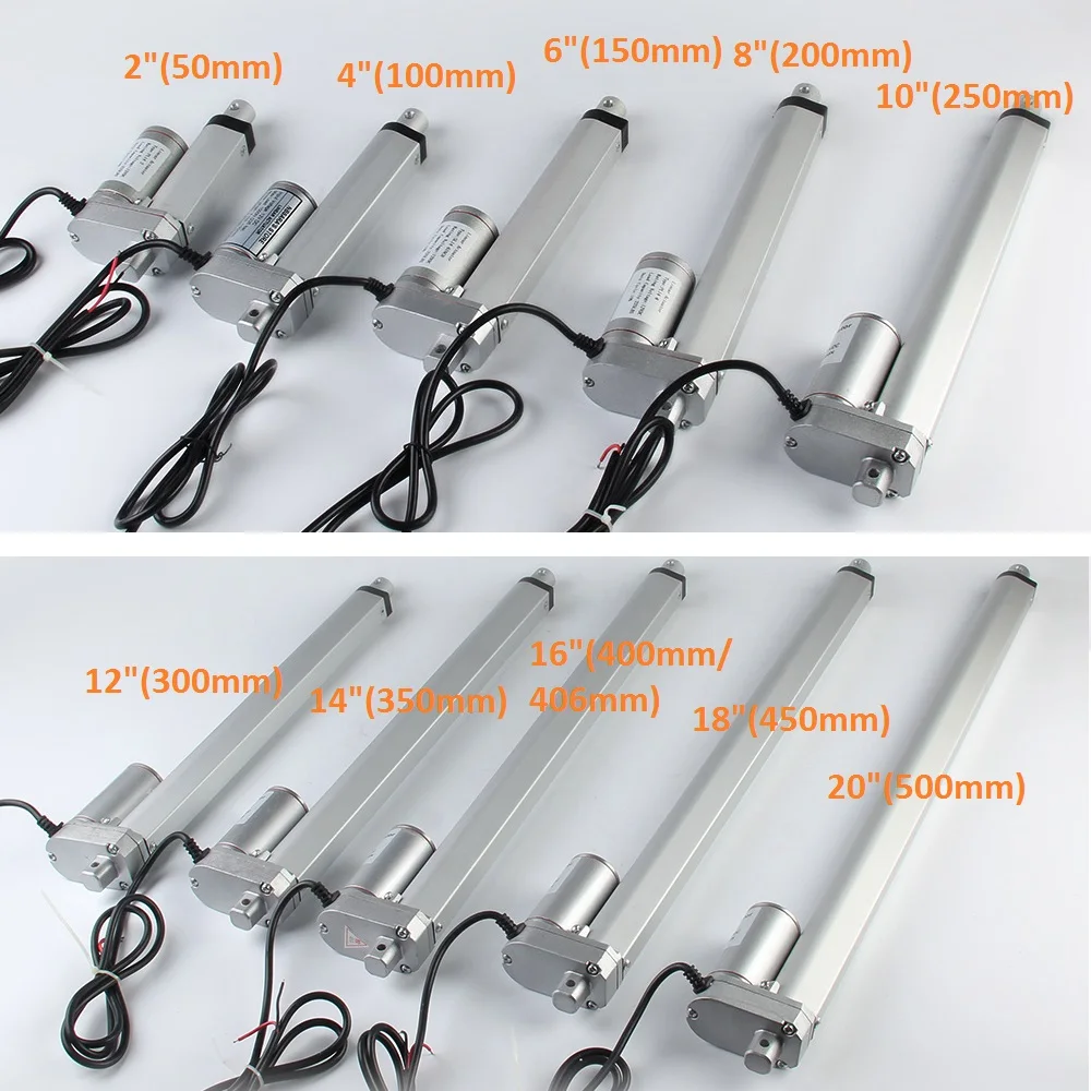 Liga de Alumínio à Prova Motor mm - s Atuador Linear Avc 10-250 Milímetros Motion Controller Ip54 d' Água ce Rohs Iso 12 v dc 650n 26 s Atuador Linear Avc 10-250 milímetros Linear