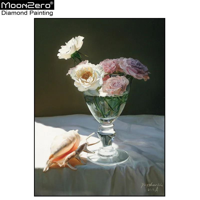 Full 5D Diamond Painting DIY Needlework Embroidery beautiful Flower Vivid Sunlight Home Decor Cross Stitch Crafts Christmas Gift | Дом и сад