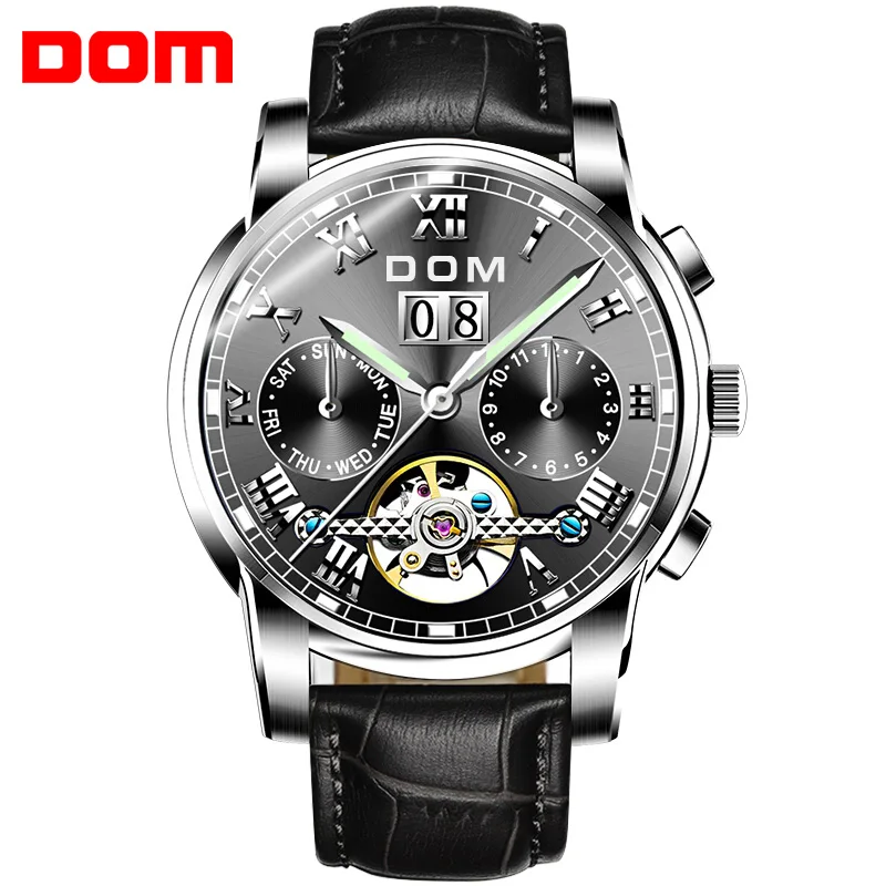 Luxury Fashion Top Brand Mechanical Watches Sport DOM Watch Men Waterproof Clock Mens Brand Wristwatch Relogio Masculino Luxury Fashion Top Brand Mechanical Watches Sport DOM Watch Men Waterproof Clock Mens Brand Wristwatch Relogio Masculino