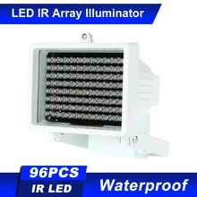 Открытый водонепроницаемый 96 светодиодов ИК осветитель Массив Инфракрасных ламп ночного видения Открытый водонепроницаемый для CCTV камеры безопасности