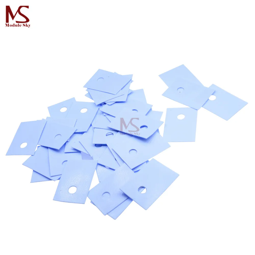 

1000PCS TO-220 Insulation Pads Silicone Heatsink Shim for Laptop GPU CPU