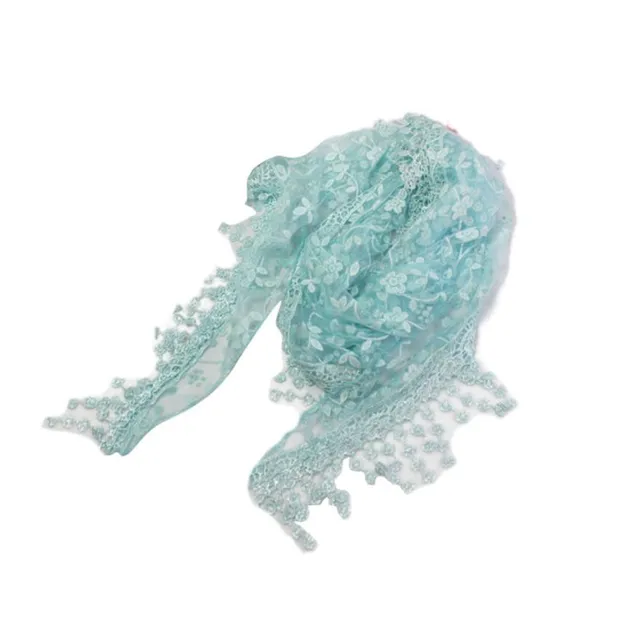 Best Offers Women Lace Tassel Cover-Up Sheer Floral Print Mantilla Scarf Female Shawl Hot Sale
