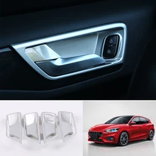 Автомобильные аксессуары внутренняя ручка чаша стикеры для обклейки автомобиля 4 шт. для Ford Focus 2019