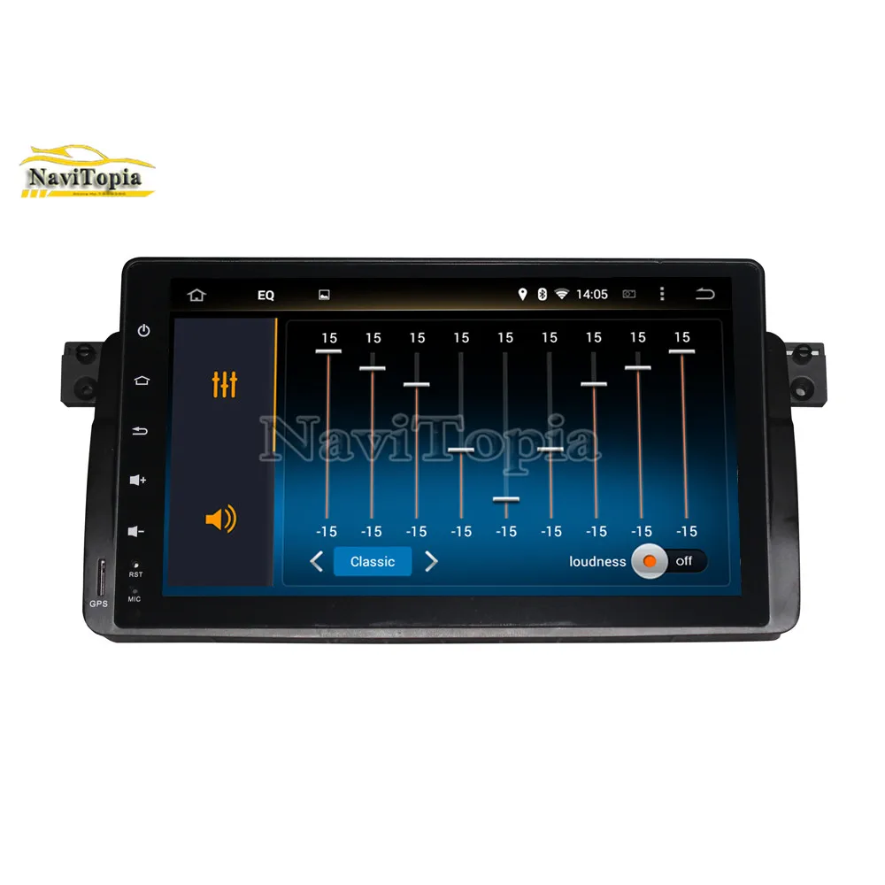 Top NAVITOPIA 9inch 4G RAM 64G ROM PX6 Six Core Android 9.0 Car DVD GPS for BMW E46/M3 for BMW 3 series 1998 1999 2000 2001-2005 11