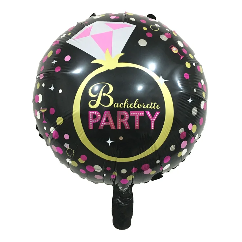 

PHLUMY Free Shipping 18inch New Happy Birthday Bachelor Party Aluminum Balloon Birthday Party Placement Decorative Balloons