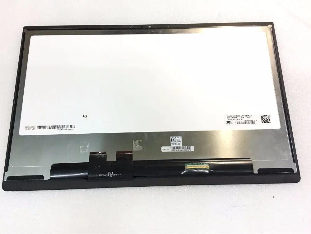 

14.0" inch LCD Screen Assembly LP140QH1 SP H1 for Dell Latitude 7480 Touch Digitizer 0NP52H QHD 2560*1440 FHD 1080 Display Panel