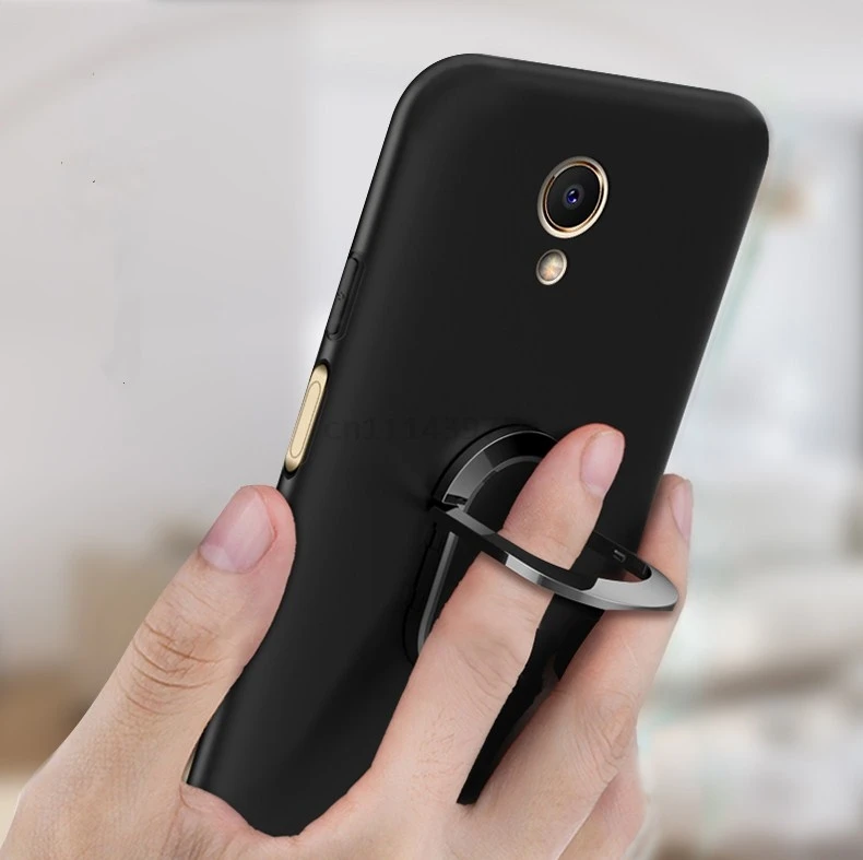 

Soft Case For Meizu M5c Case Meizu M5c Cover Finger Ring Magnet Matte Protector For Meizu M5c M710h Case Silicone