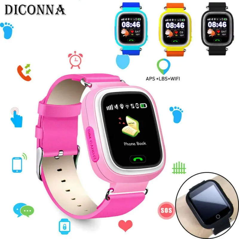 

Kids Tracker Watch Child WIFI Call Tracker Smart Watch GPS SOS SIM Card
