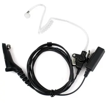 

FBI PTT Air Tube Earpiece Mic Headset For Motorola Portable Radio APX2000 APX7000 APX6000 APX7500 DP4601 Walkie Talkie XiR P8668