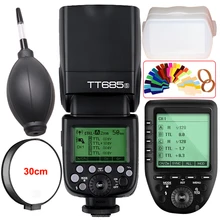 Godox TT685S 2.4G HSS 1/8000s TTL Camera Flash+XPro-S Trigger for Sony A77 II/A77/ A99/DSC-RX10/A7R/A350 /A7R II/ A9/ ILCE-6000L multi power battery grip for sony a77 ii dslr camera