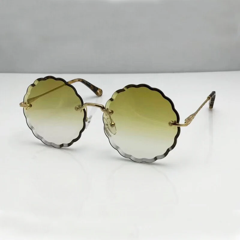 Fashion Oversized Women Sunglasses 2018 New Round Thick Lens Original Sun Glass Brand Name Designer Luxury Glasses Shades  (4)