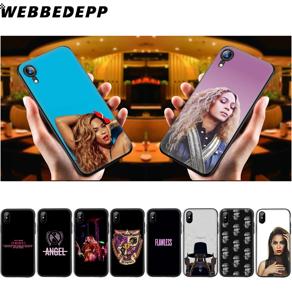 WEBBEDEPP Мягкий силиконовый чехол Beyonce для iPhone 11 Pro Xr Xs Max X или 10 8 7 6 6S Plus 5 5S SE Case |