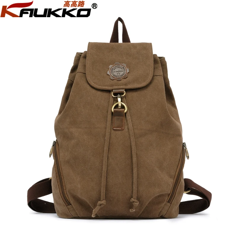 Kaukko Vintage Female Backpack Student Bags Cavan Backpacks fasion Style Rucksack cool school bag