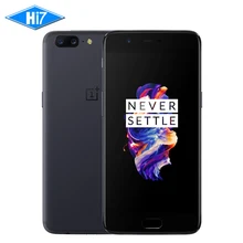 NOUVELLE D’origine Oneplus 5 6 GB RAM 64 GB ROM 20MP 3300 mAh Octa Core 5.5 pouce Snapdragon 835 4G LTE Android 7.0 NFC Mobile téléphone