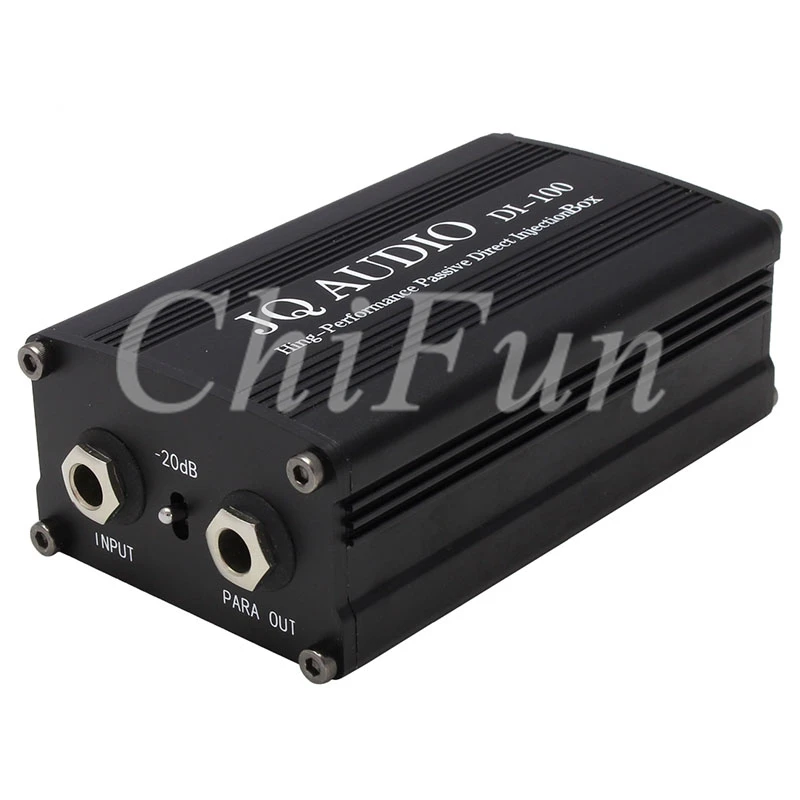 

DI-100 Nonequilibrium signal turn balance signal DI box Guitar bass and other musical instrument conversion box