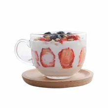 Прозрачная стеклянная чашка для завтрака кофе чай Молочный йогурт кружка большой объем для воды виски для розлива вина чашки утолщенные инструменты