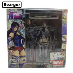 6 "Удивительный Yamaguchi Revoltech X-Man Hero Psylocke подвижная коробка 16 см ПВХ аниме фигурка Коллекция Модель Кукла, подарок для девочки