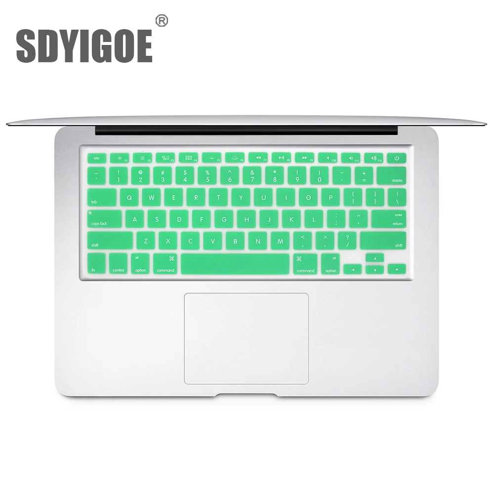 Клавиатура для ноутбука, чехол для macbook air 13 pro 15 дюймов A1466 A1502 A1278 A1398, Силиконовая накладка для клавиатуры, цветная защитная пленка