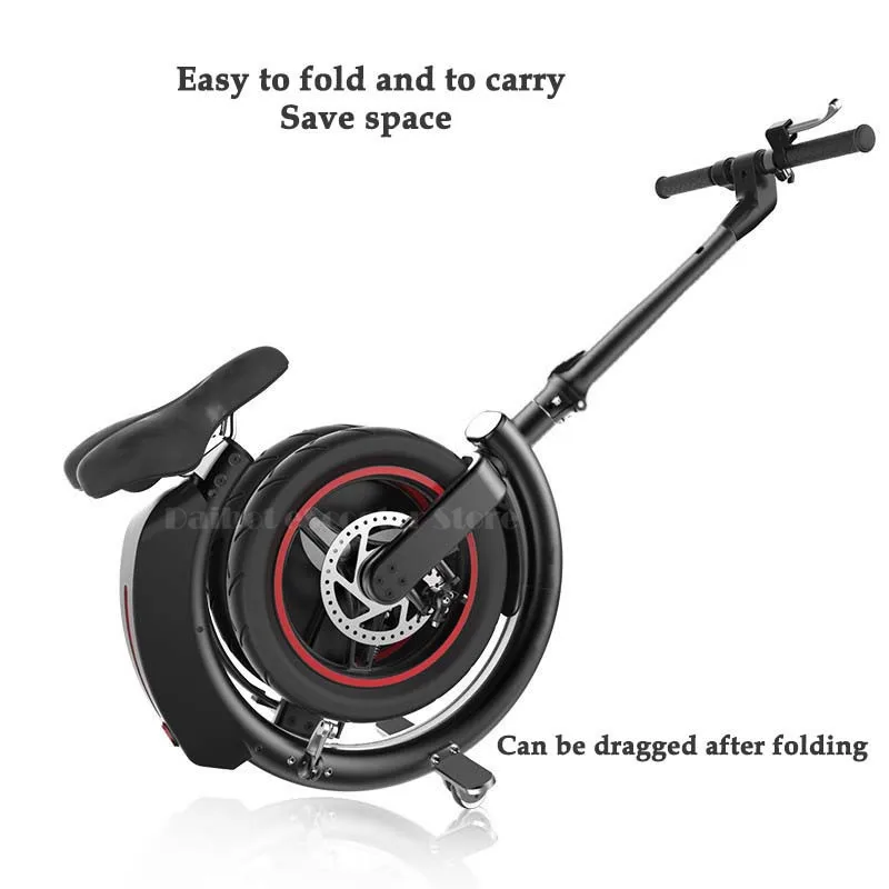 Daibot Mini bicicleta eléctrica de dos ruedas bicicleta eléctrica 14 pulgadas 500 W 36 V 30 KM/H plegable portátil adultos eléctrico bicicleta