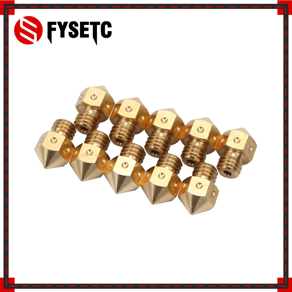 

10pcs Top Quality MK8 NozzlesFor 3D Printers Hotend MakerBot Filament Head J-head Extrusion Prusa i3 Extruder