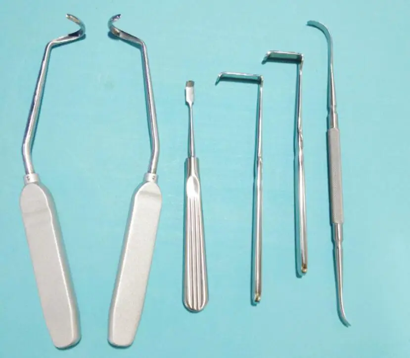 

Stainless steel cartilago costalis retractor instrument kit