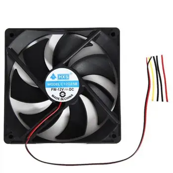 

BT3C 1pcs 120mm 120x25mm 12V 4Pin DC Brushless PC Computer Case Cooling Fan 1800PRM Cooling Case Fan