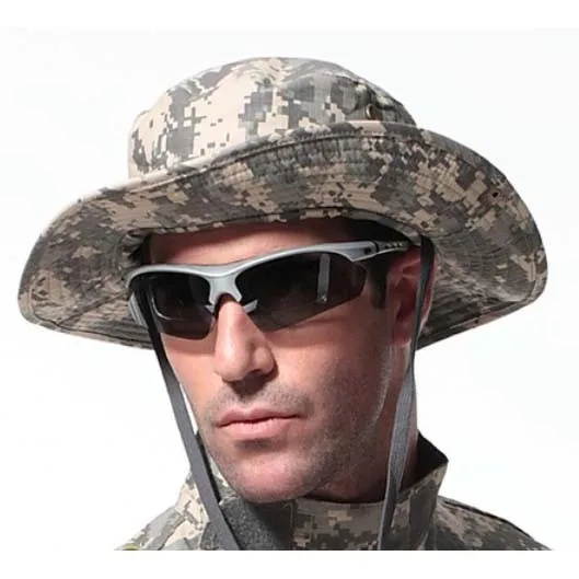 Унисекс Панамы для женщин Открытый Военная Униформа камуфляж camo hat Рыбалка Кемпинг барбекю Альпинизм шапки