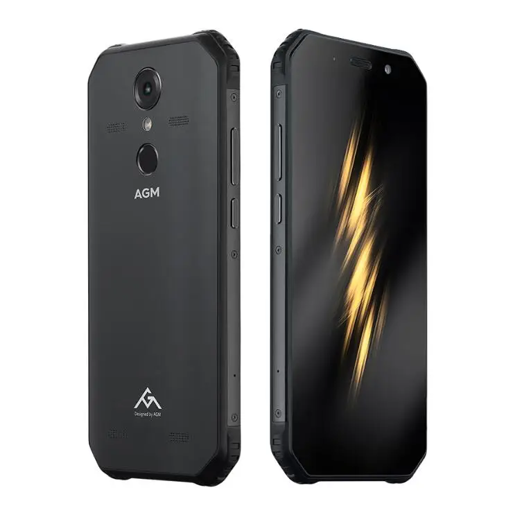 AGM A9 NFC 18:9 дисплей IP68 Водонепроницаемый прочный 5 99 &quotFHD + Android 8 1 Snapdragon 450 Octa core 4 GB 64
