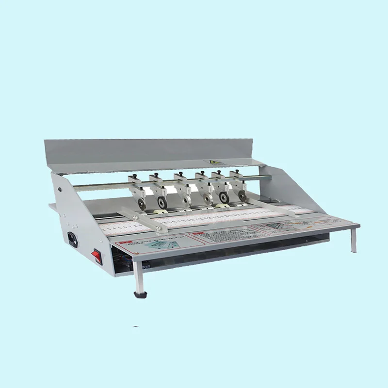 

1pc Electric Book Cover Creasing Machine Paper Punching Machine Cutting and Paper Creasing Machine DDYHJ10