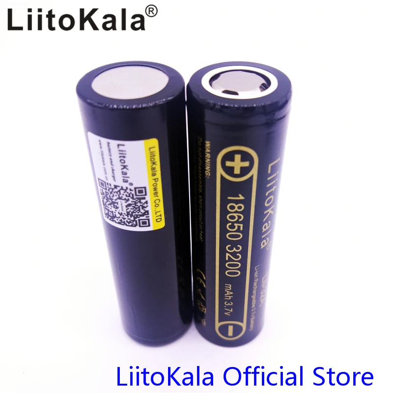 10 шт. LiitoKala Lii-32A 18650 3200mAh аккумуляторная батарея 3,7 v литий-ионные аккумуляторы 18650 3200mah батарея