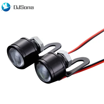 

1 Pair LED Strobe Hawkeye DRL Tail Light Backup Lamp Motorcycle Mirrors Mount Eagle Eye Running Lamp High quality Hot Sale