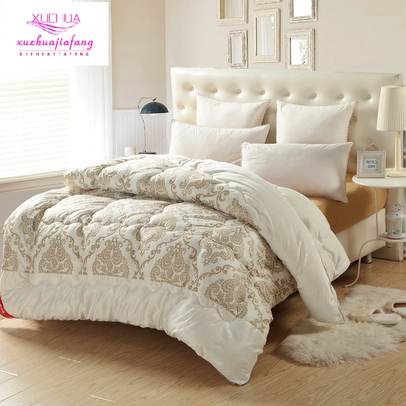 100 cotton quilt Super soft short hair embossed duvets quilted adult