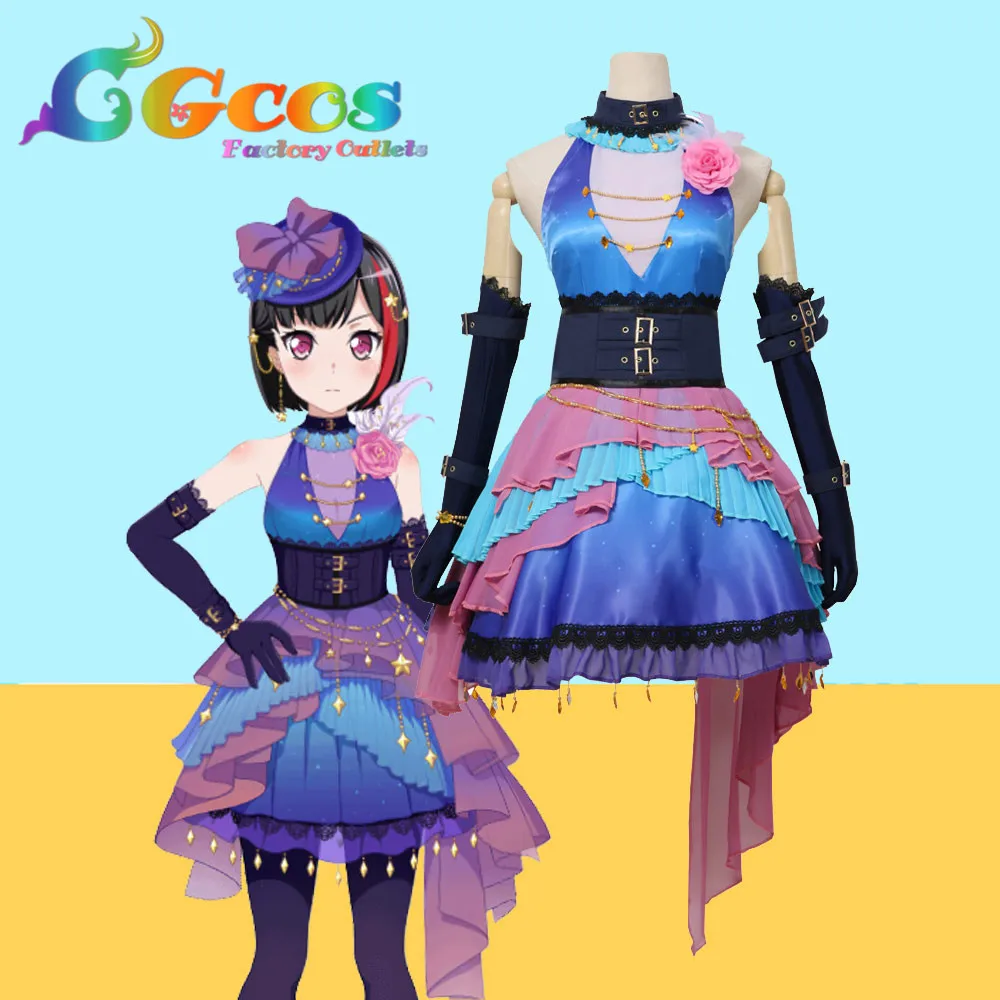 

Cosplay Costume BanG Dream! Afterglow Y.O.L.O!!!!!Mitake Ran Dresses Clothes Kimono Uniform CGCOS Free Shipping CG509