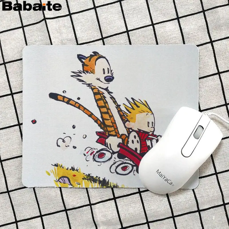Babaite крутой новый Calvin Hobbes силиконовый коврик для мыши хит продаж оптовая продажа