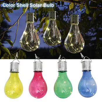 

5pcs Solar Powered Camping Hanging bulbs Outdoor Waterproof LED Solar Lights Bulb for Garden Yard Decoration