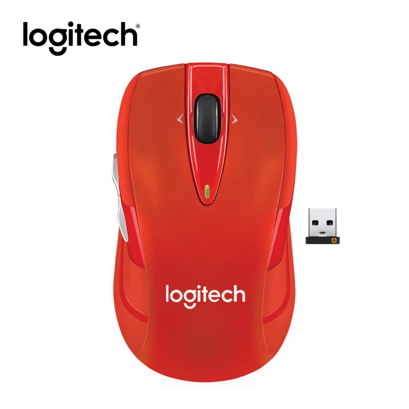 

Logitech M546 Wireless Mouse Gaming Genuine Unifying Receiver Gamer Mice Optical 1000dpi Tracking Ergonomic Computer Mouse PC
