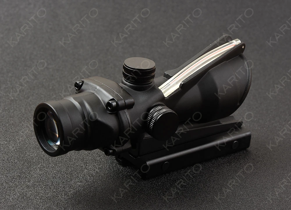 Тактический trijicon acog красный оптоволоконного кабеля 4x32 prism прицел с планка Вивера крепление M6884